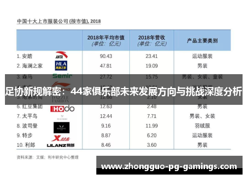足协新规解密：44家俱乐部未来发展方向与挑战深度分析
