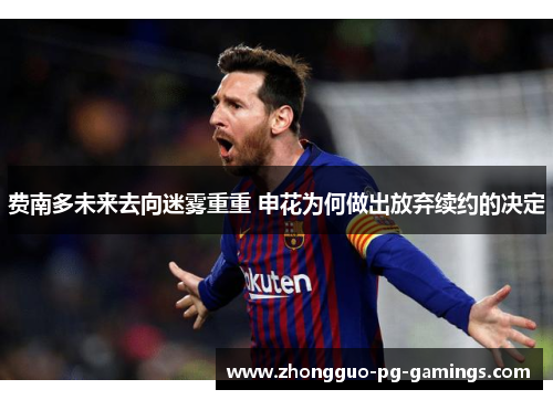 费南多未来去向迷雾重重 申花为何做出放弃续约的决定 费南多未来去向迷雾重重 申花为何做出放弃续约的决定